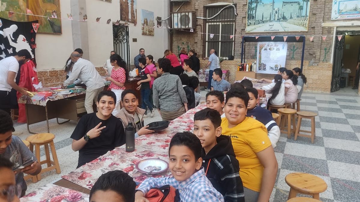 إفطار المحبة بمدرسة الفرنسيسكان بالأقصر