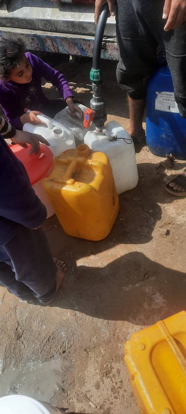 سقيا الماء هدية شباب بركة السبع بالمنوفية لأهالي غزة