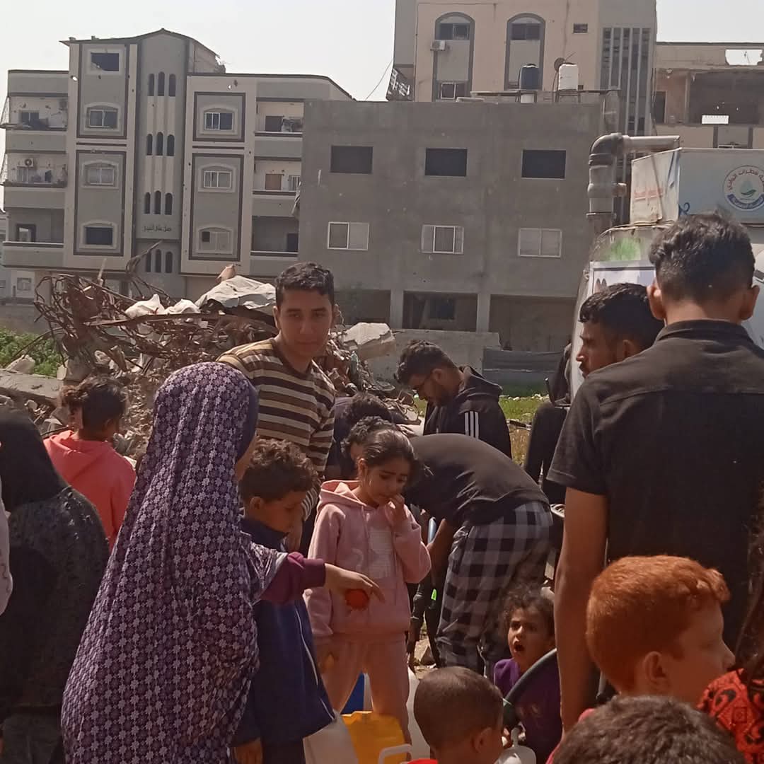 سقيا الماء هدية شباب بركة السبع بالمنوفية لأهالي غزة