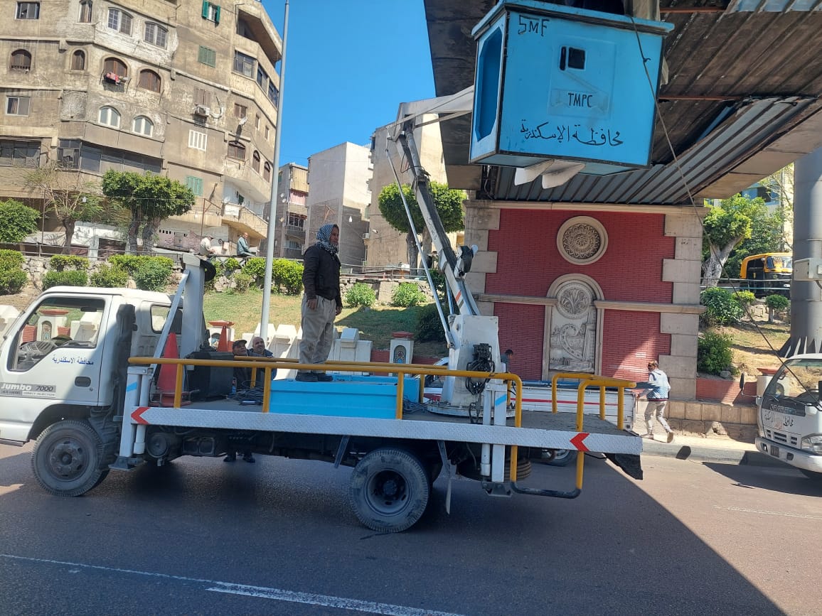 إصلاح كوبري قنال السويس 