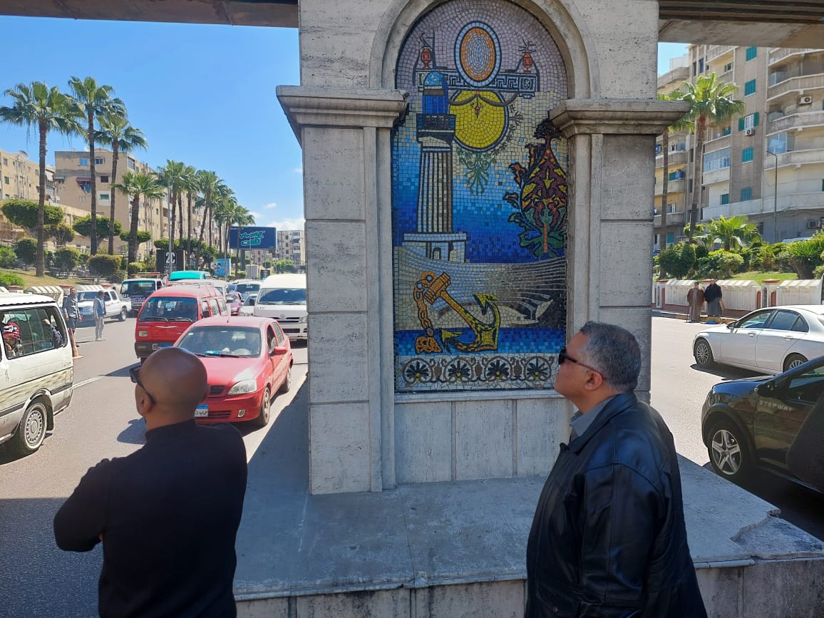 إصلاح كوبري قنال السويس 