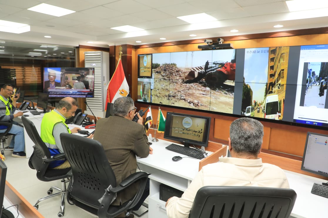 محافظ الجيزة يتابع موقف الاستعدادات النهائية لاستقبال عيد الفطر المبارك