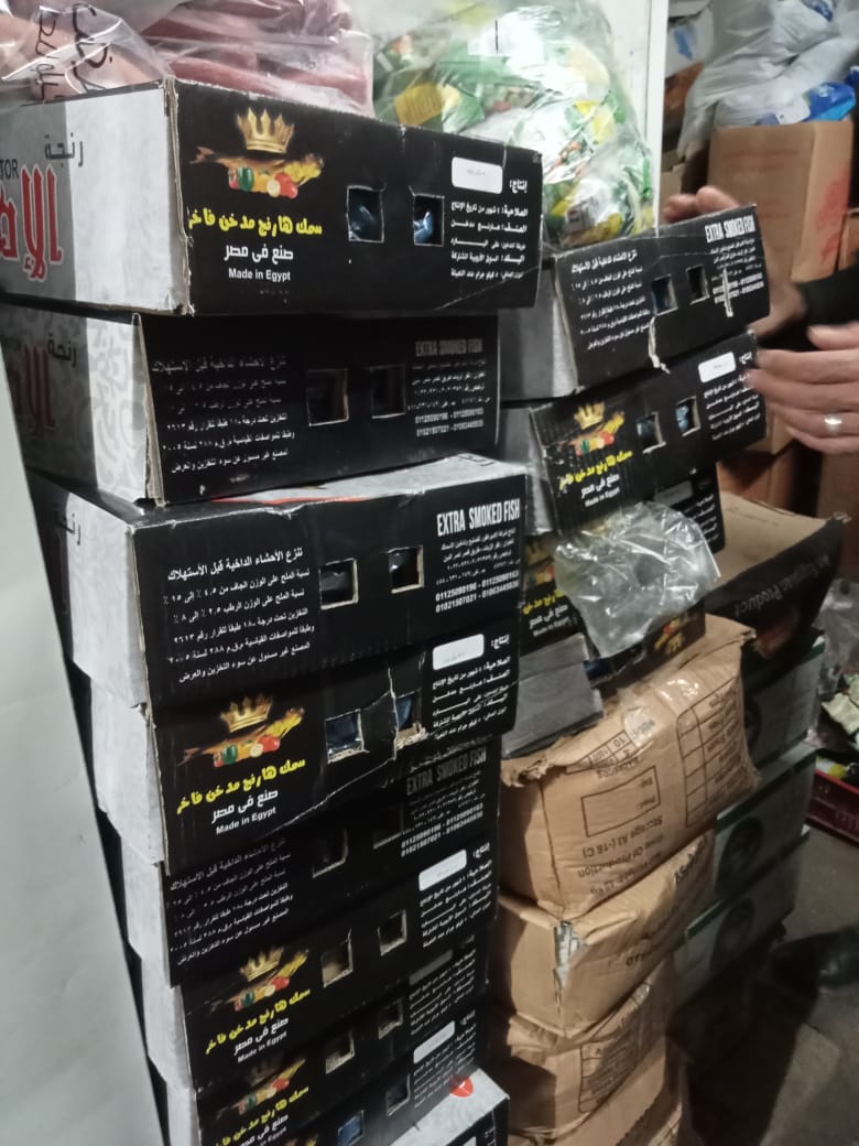 ضبط 6 أطنان و500 كجم من الرنجة والفسيخ فاسدة 