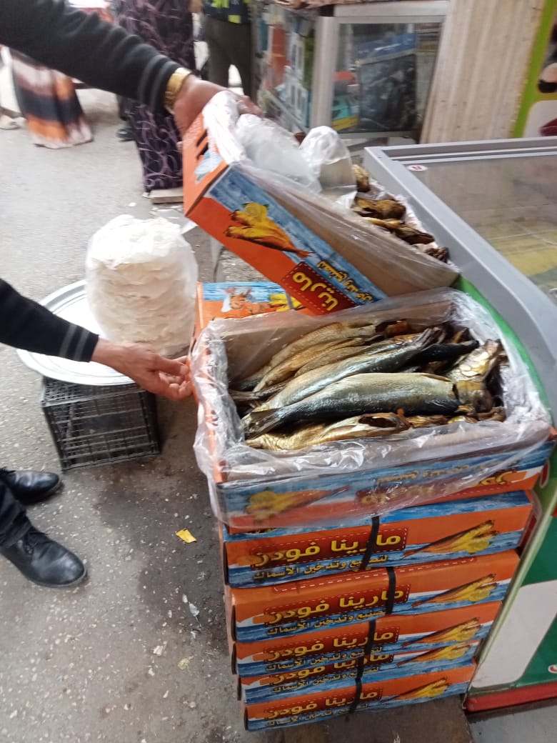 ضبط 6 أطنان و500 كجم من الرنجة والفسيخ فاسدة 