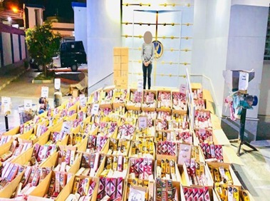 ضبط أكثر من 100 مليون قطعة ألعاب نارية مختلفة الأحجام