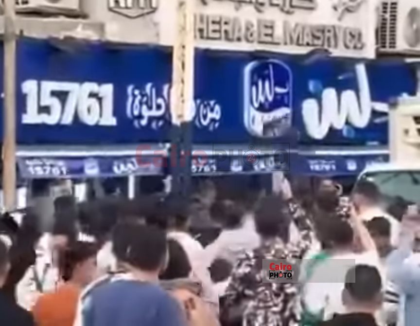 مشاجرة محل بلبن ببورسعيد 