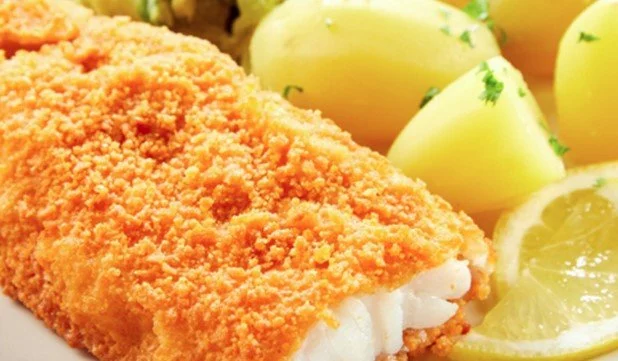 مقادير عمل السمك الفيليه المقلي مثل المطاعم