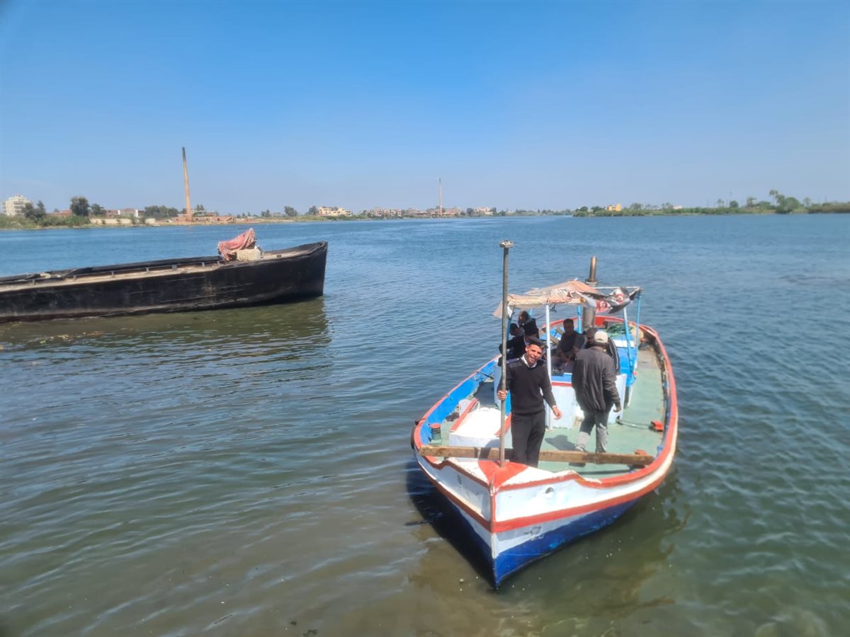 حملة مكبرة لإزالة أعمال تعدٍ على نهر النيل بالمحمودية