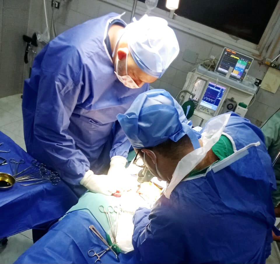 جانب من الجراحة 