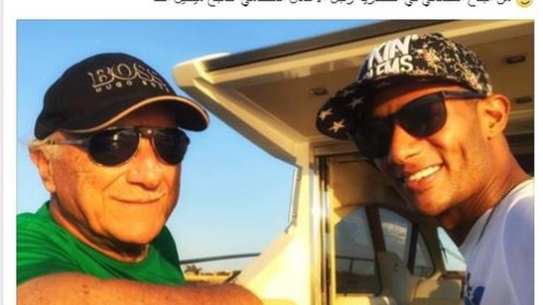 رجل الأعمال ميشيل أحد ومحمد رمضان 