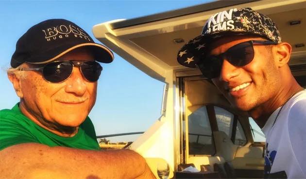 ميشيل أحد والفنان محمد رمضان