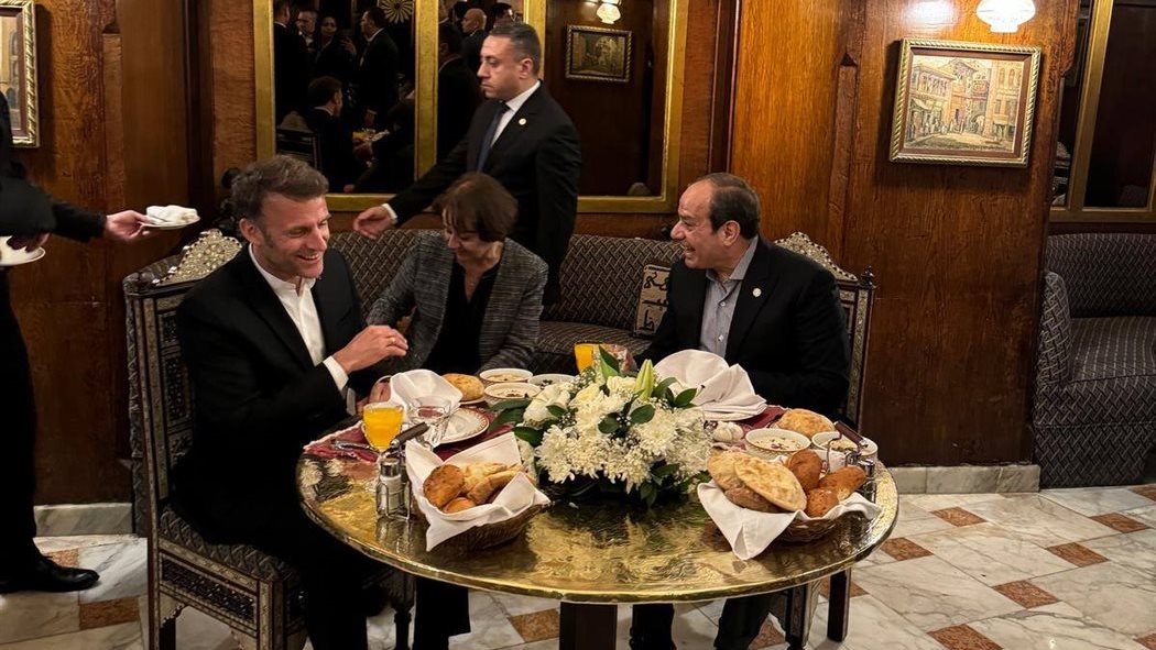 الرئيس السيسي ونظيره الفرنسي - 