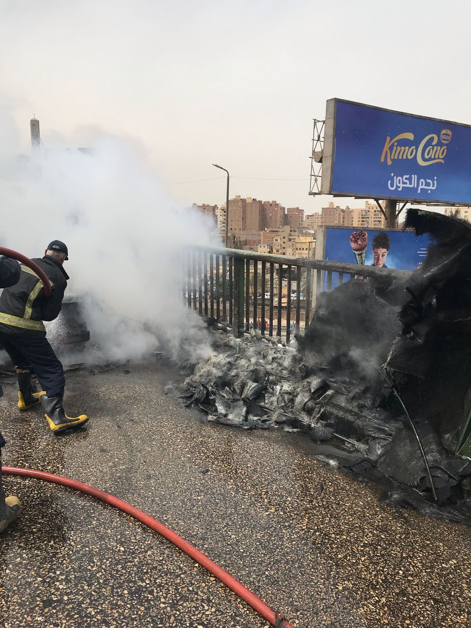 حريق كوبري أكتوبر