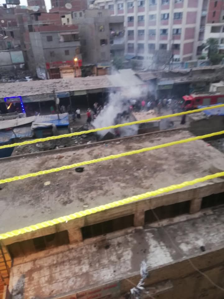 حريق يلتهم 3 أكشاك خشبية بمنطقة العباسي الجديد بالمحلة