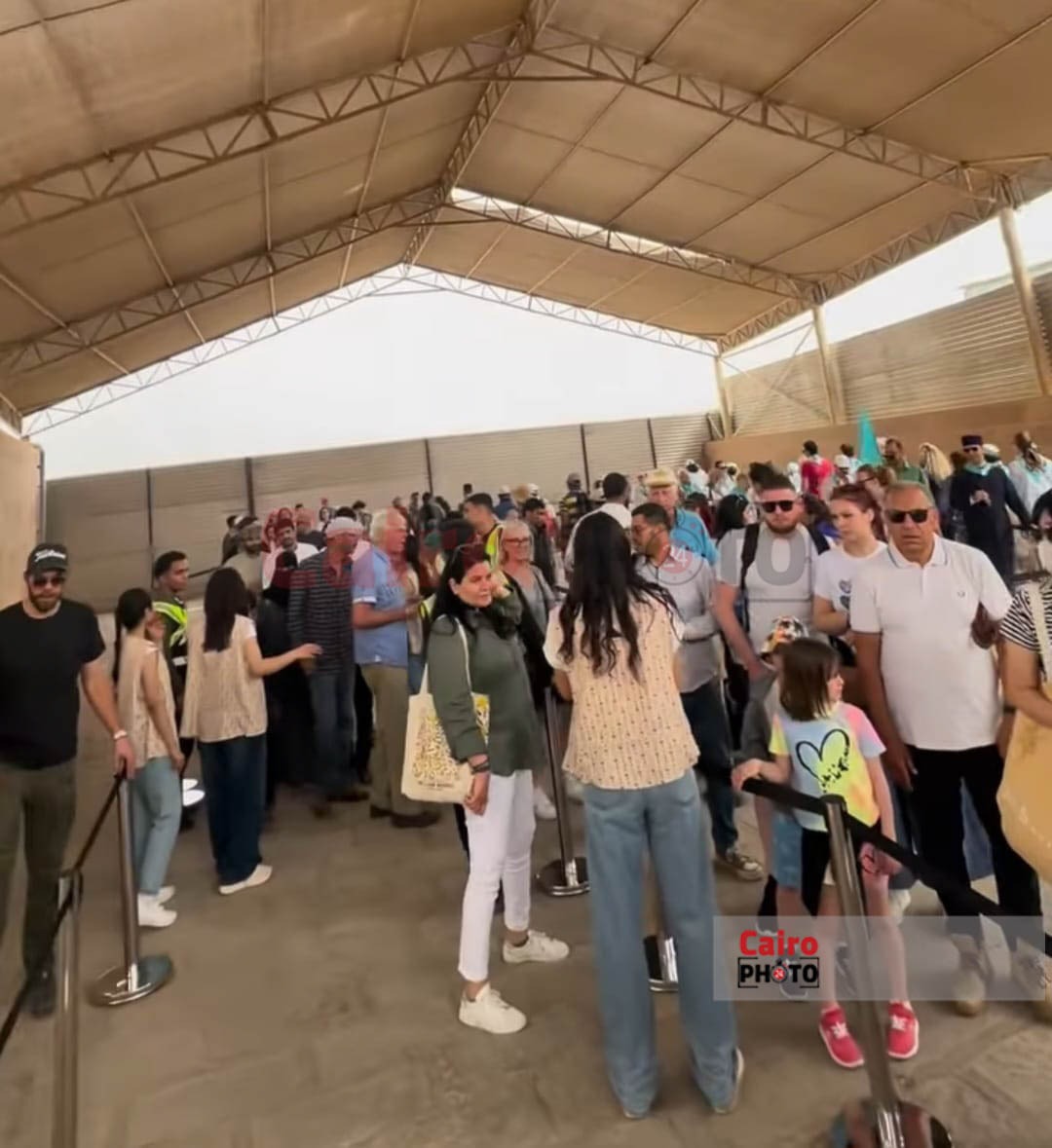 منطقة أهرامات الجيزة بعد التشغيل التجريبي