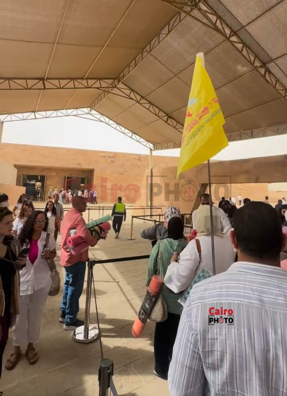 منطقة أهرامات الجيزة بعد التشغيل التجريبي