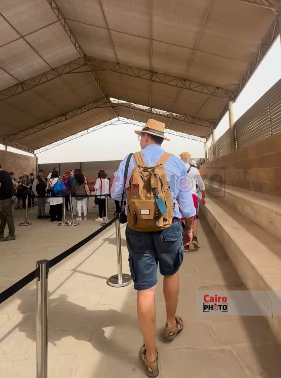 منطقة أهرامات الجيزة بعد التشغيل التجريبي