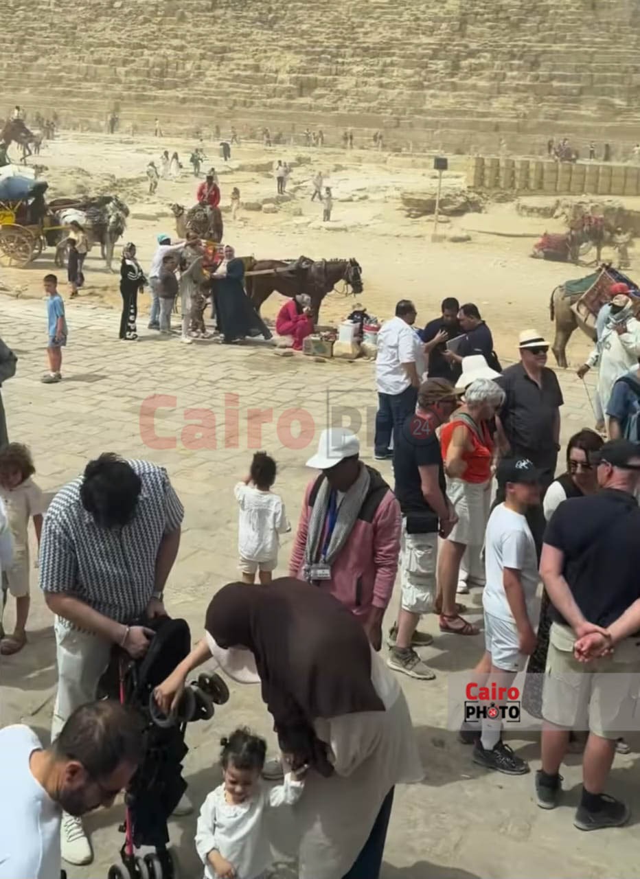 منطقة أهرامات الجيزة بعد التشغيل التجريبي