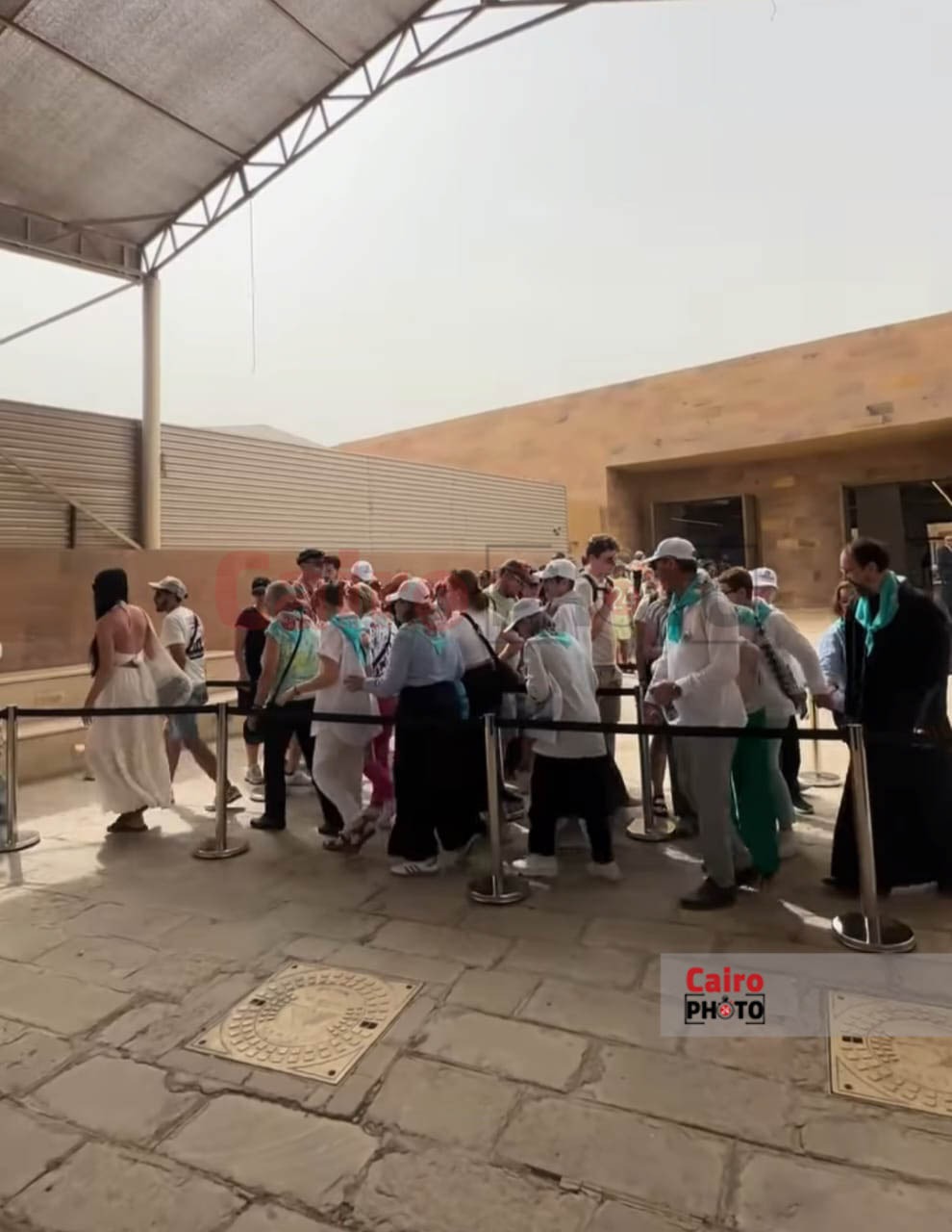 منطقة أهرامات الجيزة بعد التشغيل التجريبي