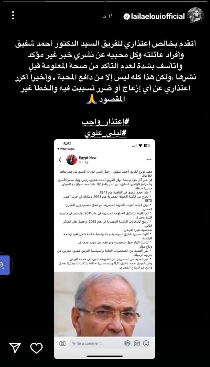 ستوري ليلى علوي 