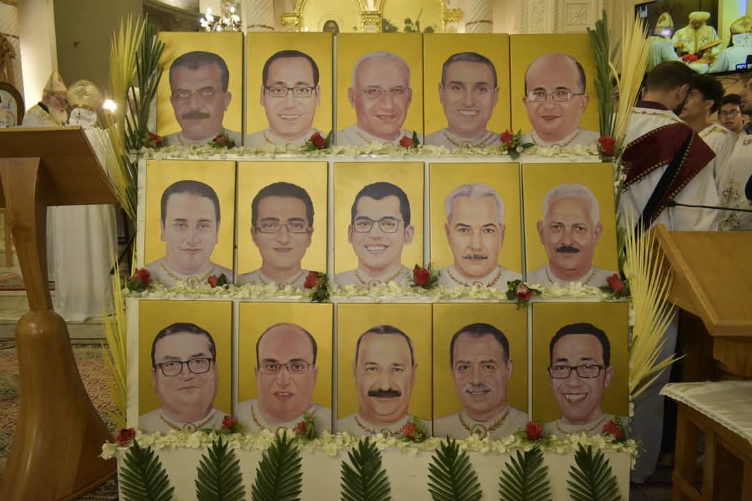 ضحايا أحد الشعانين بكنيسة مار جرجس