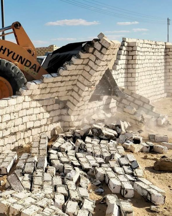 إزالات لـ41 حالة متغيرات مكانية غير قانونية في مراكز ومدن مطروح خلال 48 ساعة