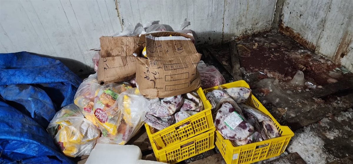 جانب من المضبوطات في الحملة