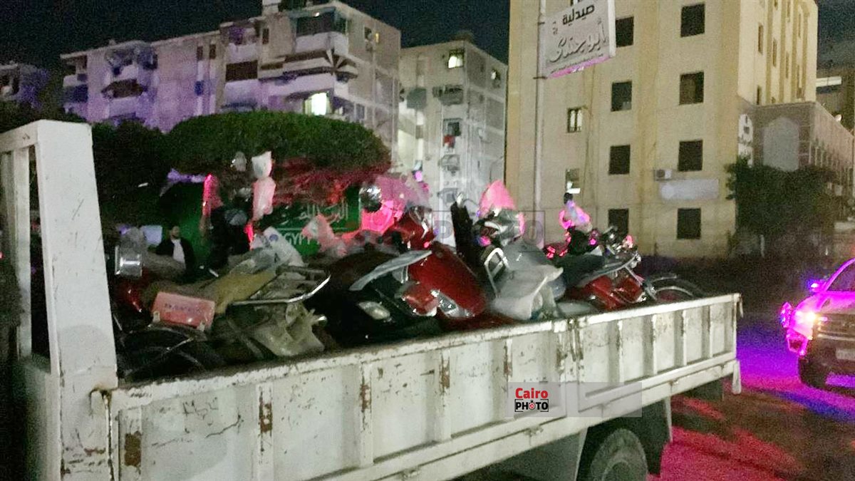 حملة أمنية مكبرة وضبط دراجات نارية مخالفة ببورسعيد 