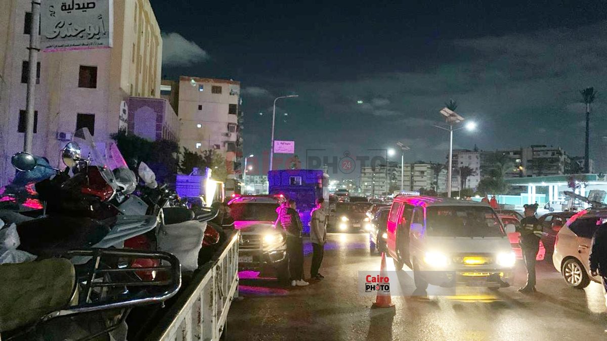 حملة أمنية مكبرة وضبط دراجات نارية مخالفة ببورسعيد 