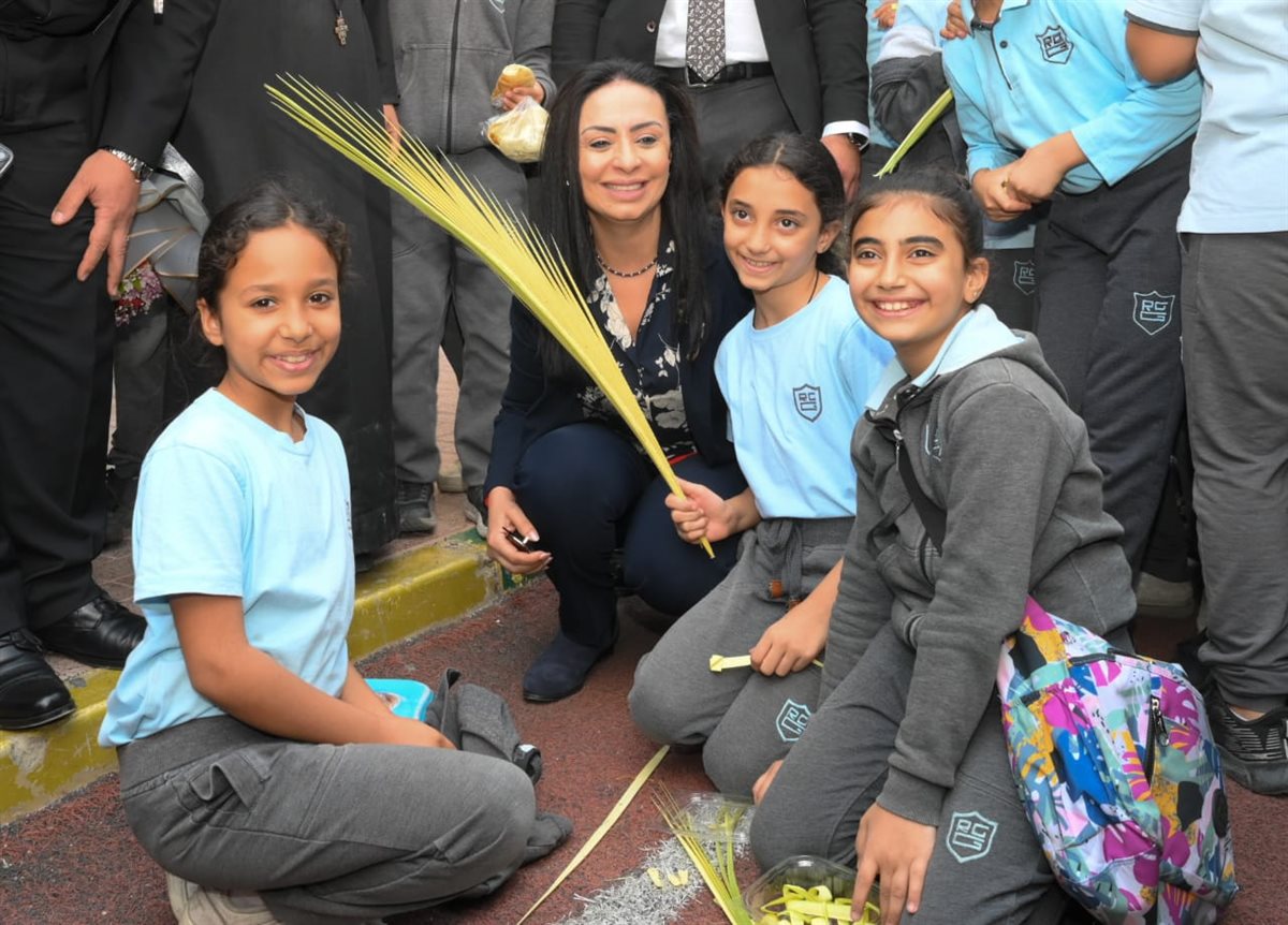 حفل تخرج طالبات مرحلة رياض الأطفال بمدرسة كلية رمسيس للبنات