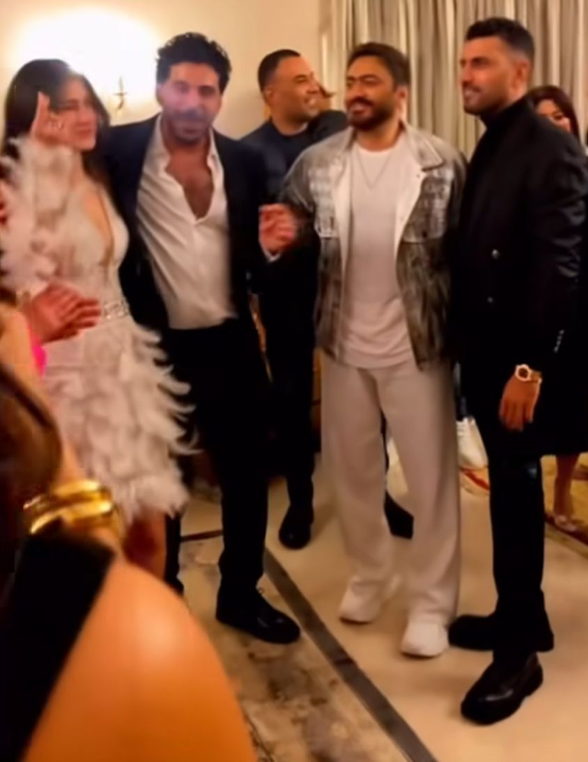 تامر حسني والمخرج محمد سامي يحضران حفل خطوبة المونتير عمرو عاكف