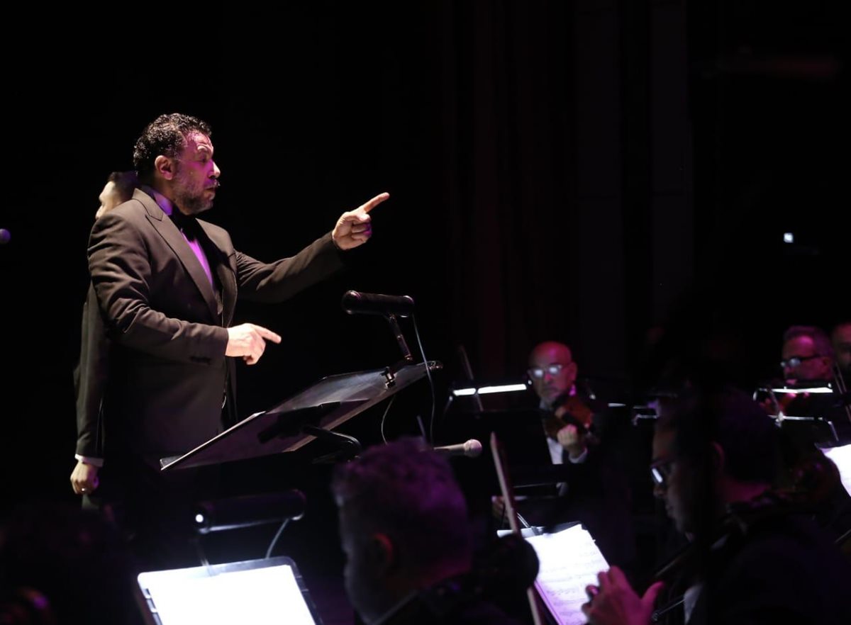 لقطات من حفل نجوم الموسيقى العربية بأعمال العندليب في الأوبرا