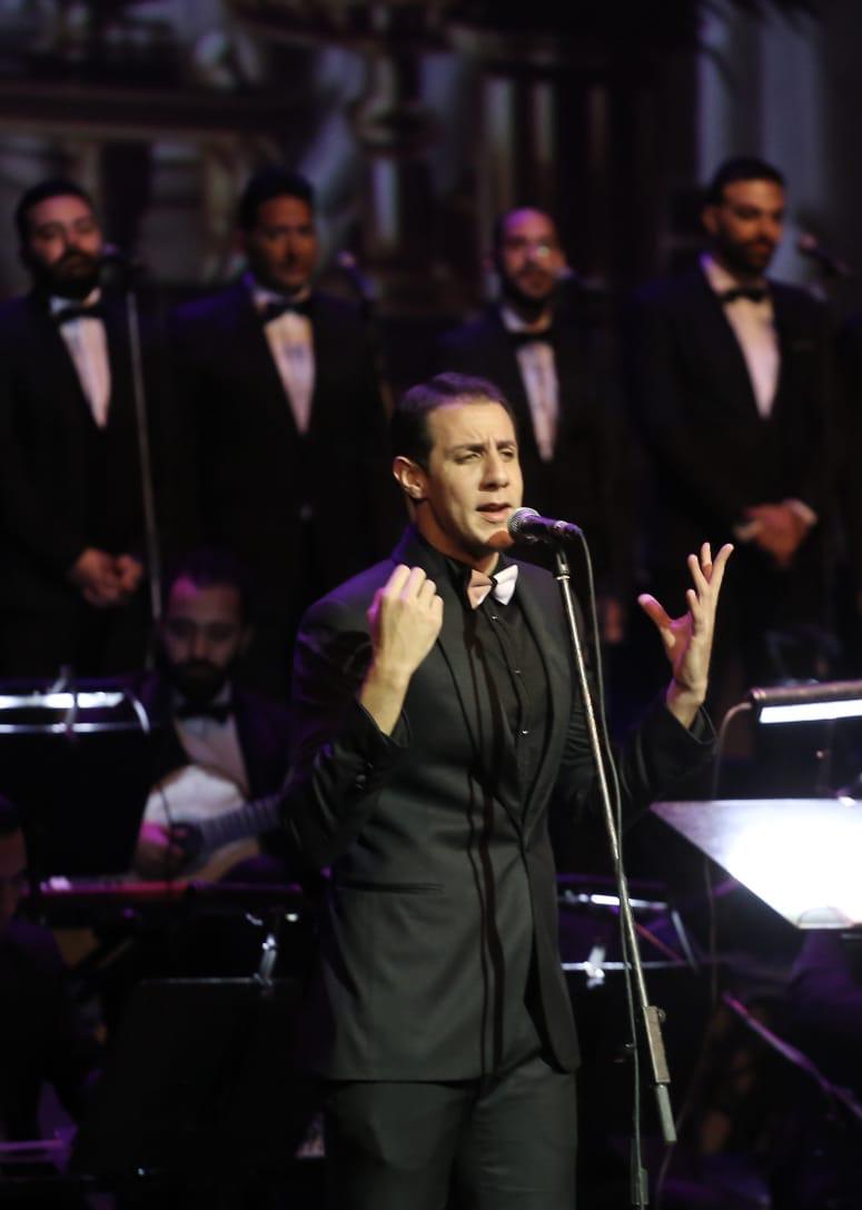 لقطات من حفل نجوم الموسيقى العربية بأعمال العندليب في الأوبرا