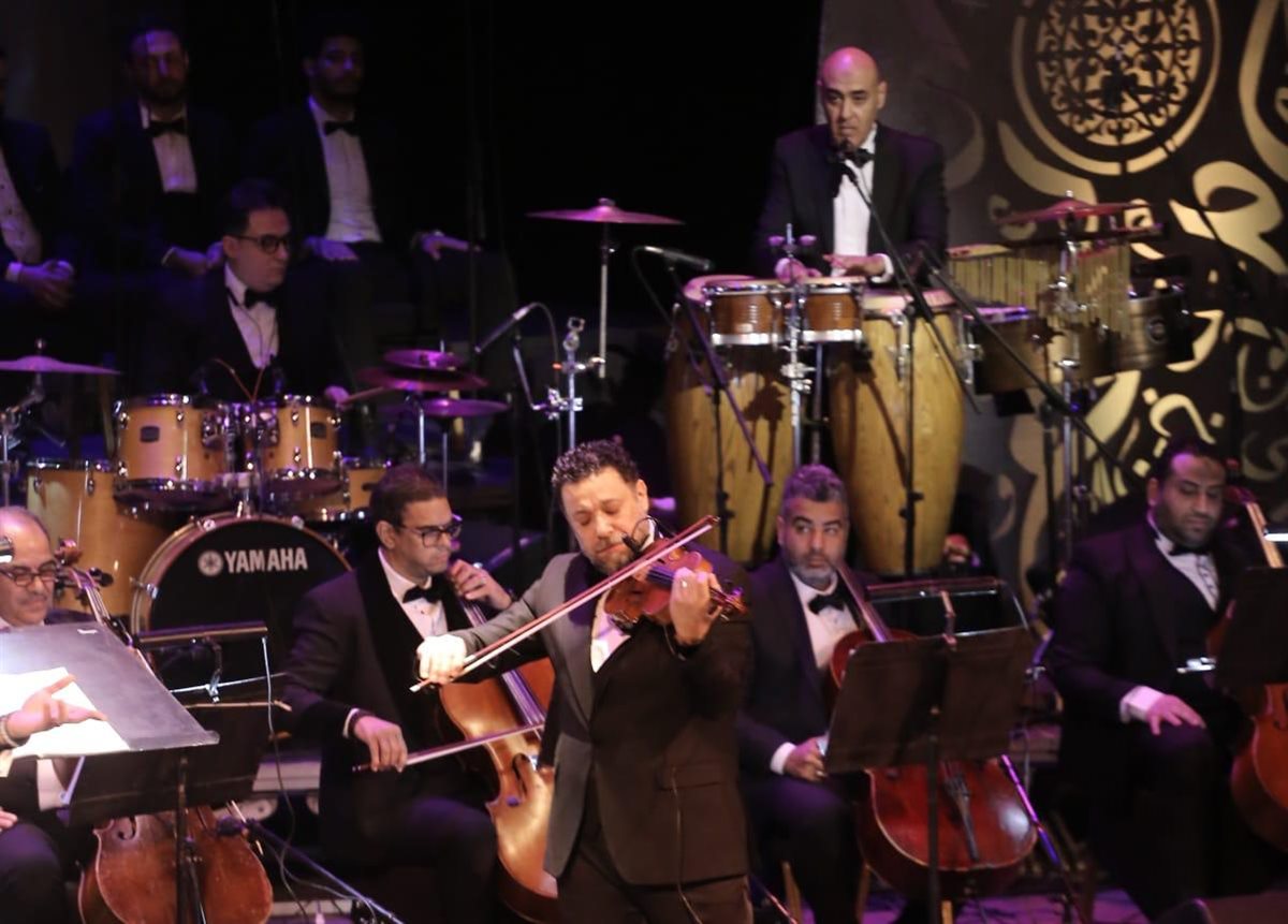 لقطات من حفل نجوم الموسيقى العربية بأعمال العندليب في الأوبرا