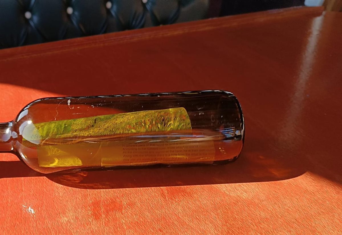 اللوحة التي تم إطلاقها في البحر 