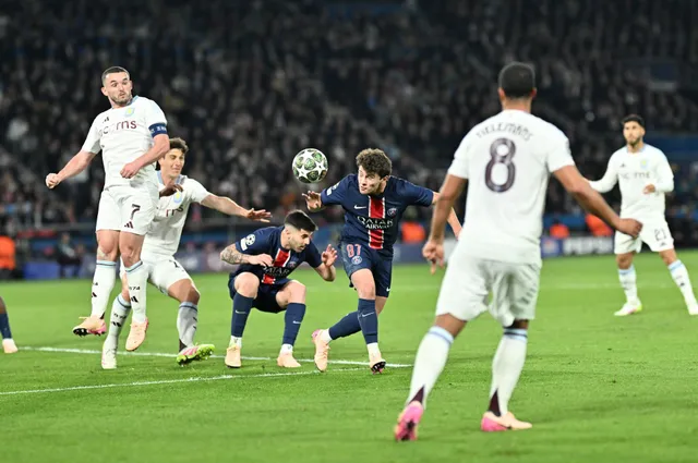 موعد مباراة باريس سان جيرمان وأستون فيلا في دوري أبطال أوروبا