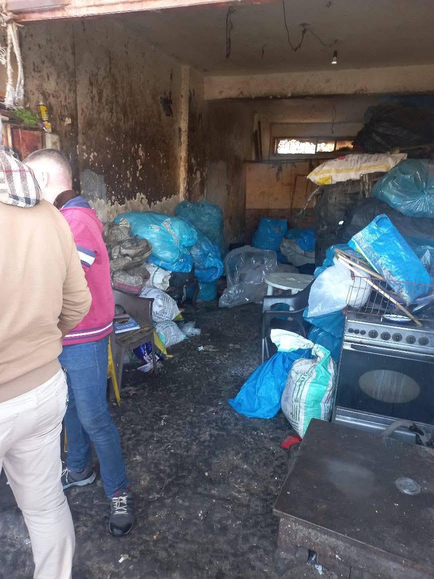 مواجهة محال فرز القمامة المخالفة 