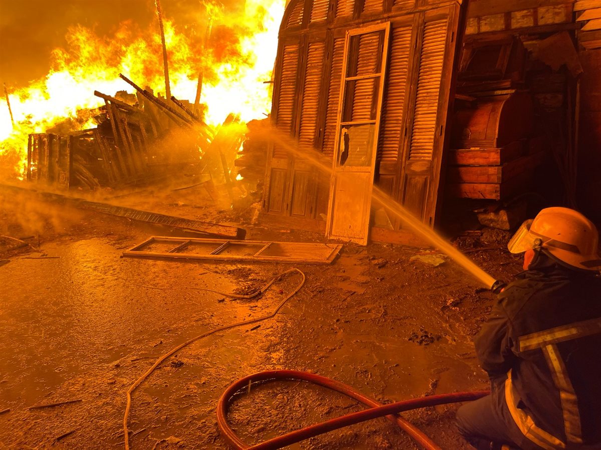 حريق الشرابية