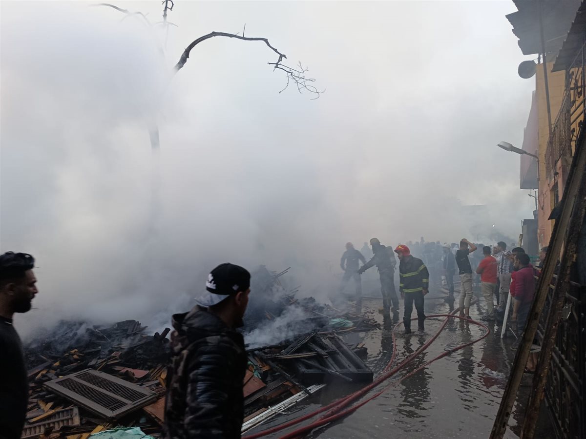 حريق الشرابية