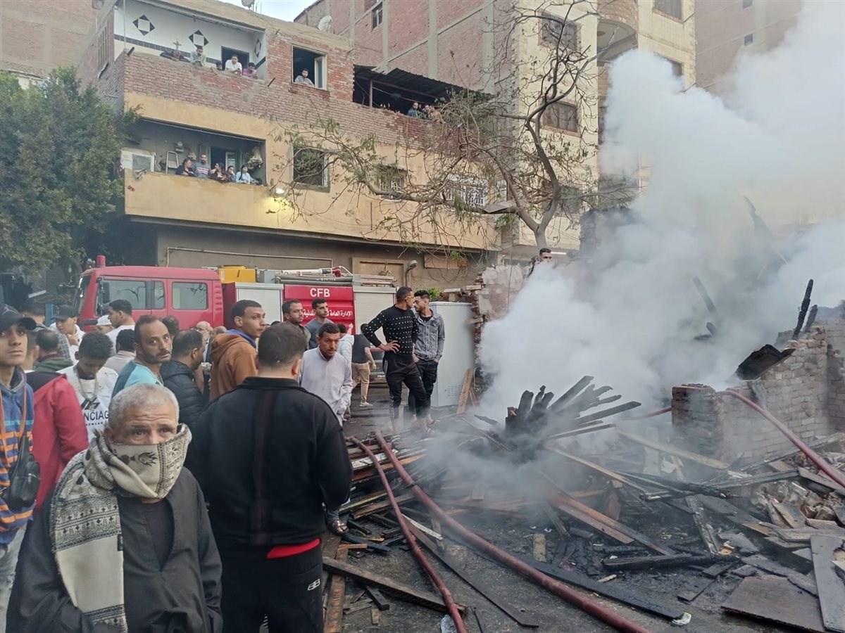 حريق الشرابية