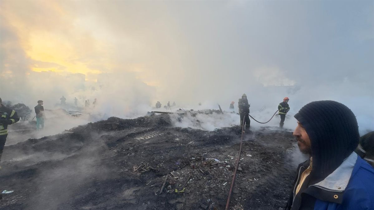 حريق الشرابية