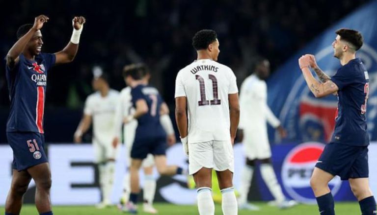 موعد والقنوات الناقلة لمباراة باريس سان جيرمان وأستون فيلا بث مباشر الآن