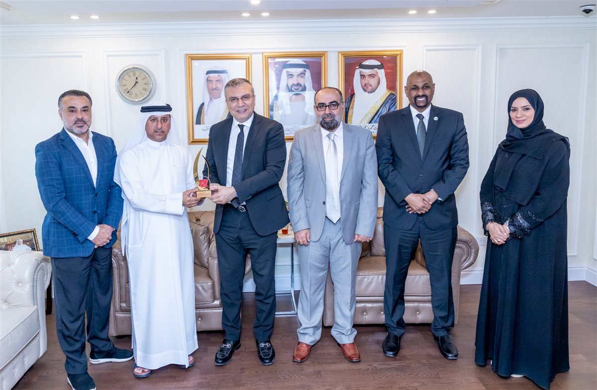 عمرو الليثي رئيس إتحاد إذاعات وتلفزيونات منظمة التعاون الإسلامي  يتفقد ستوديوهات التلفزيون وإذاعتي زايد والفجيرة  