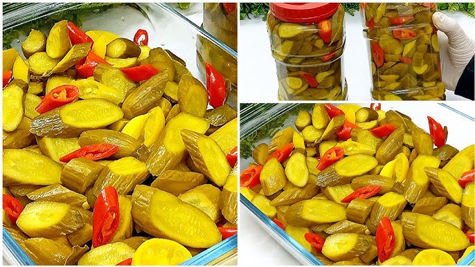 طريقة عمل الخيار المخلل فاطمة أبو حاتي