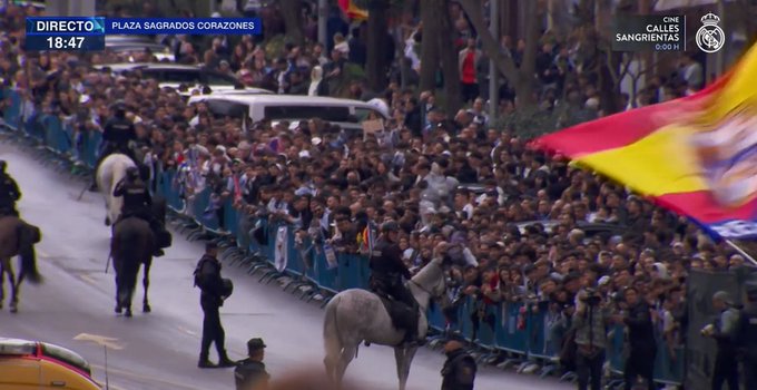 جماهير مدريد خارج ملعب الفريق