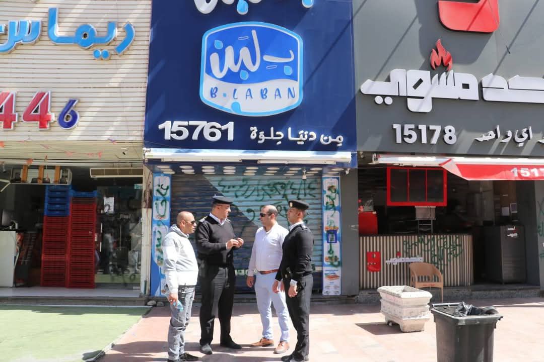 جهاز 6 أكتوبر يقرر غلق وتشميع 36 محلًا مخالفًا