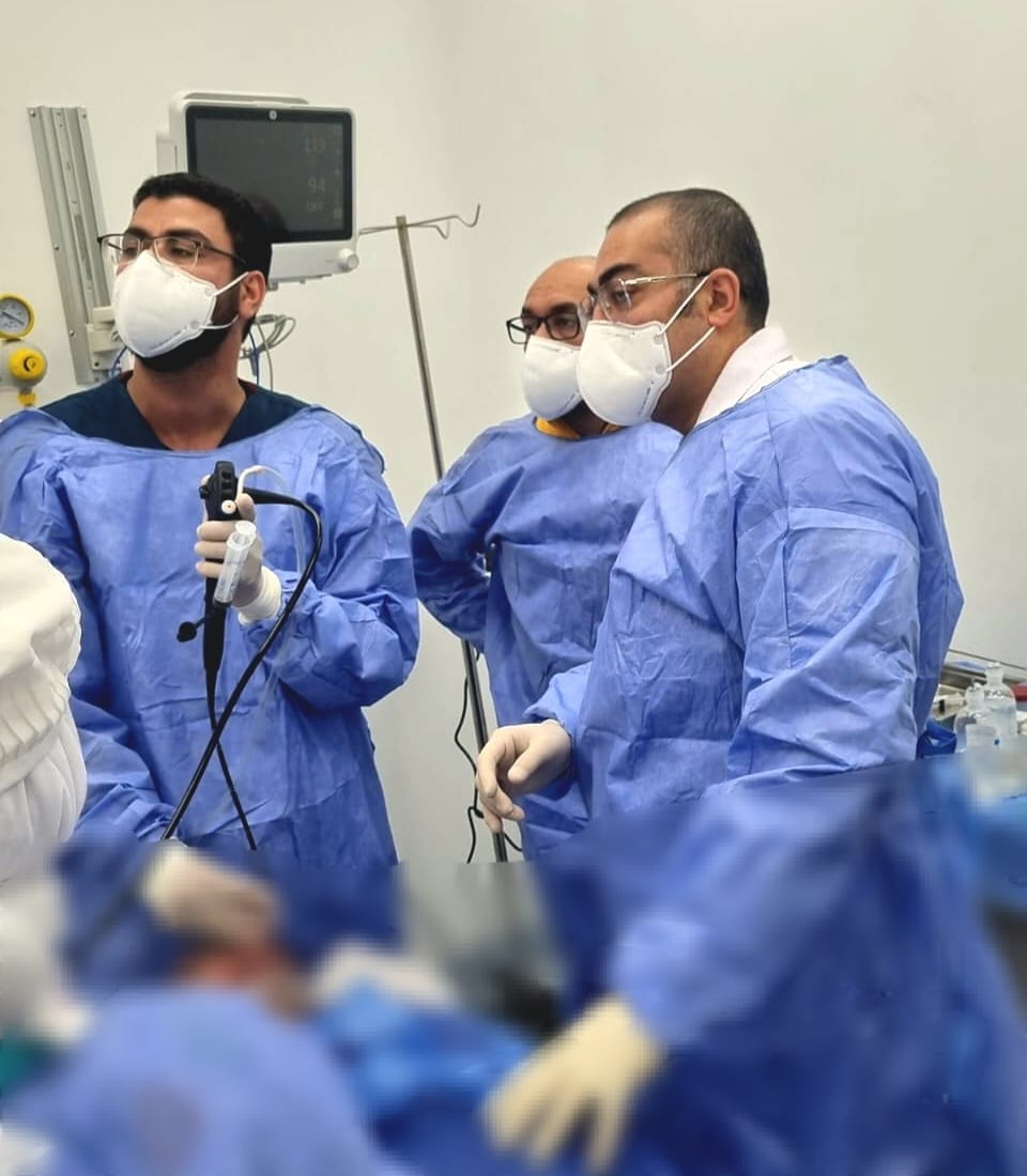 نجاح إجراء أول منظار للشعب الهوائية لمريض بمستشفى الجهاز التنفسي