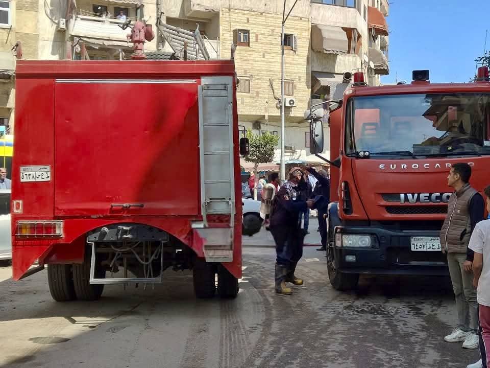 حريق بمدينة بورفؤاد 