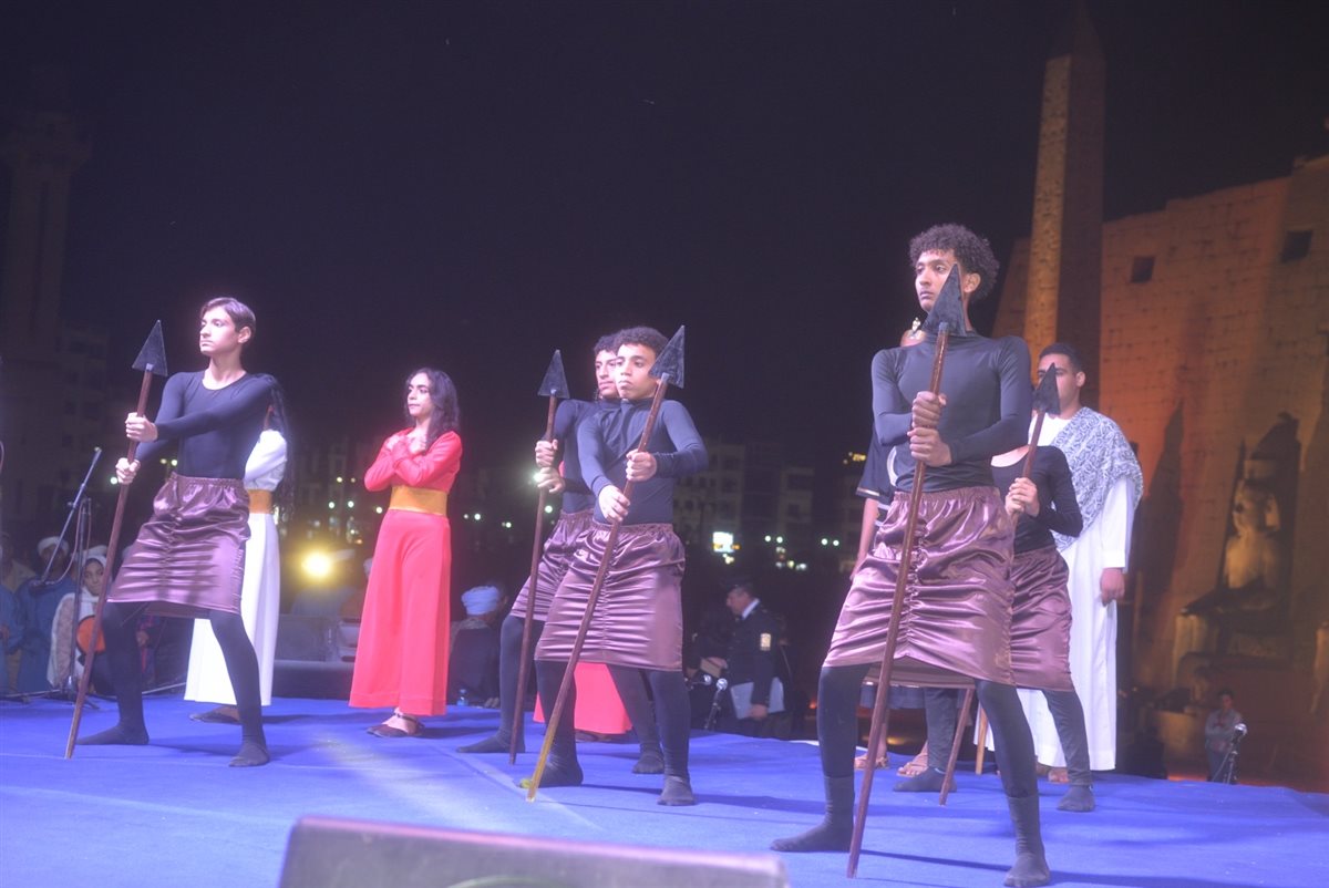 احتفالية ضخمة بمعبد الأقصر