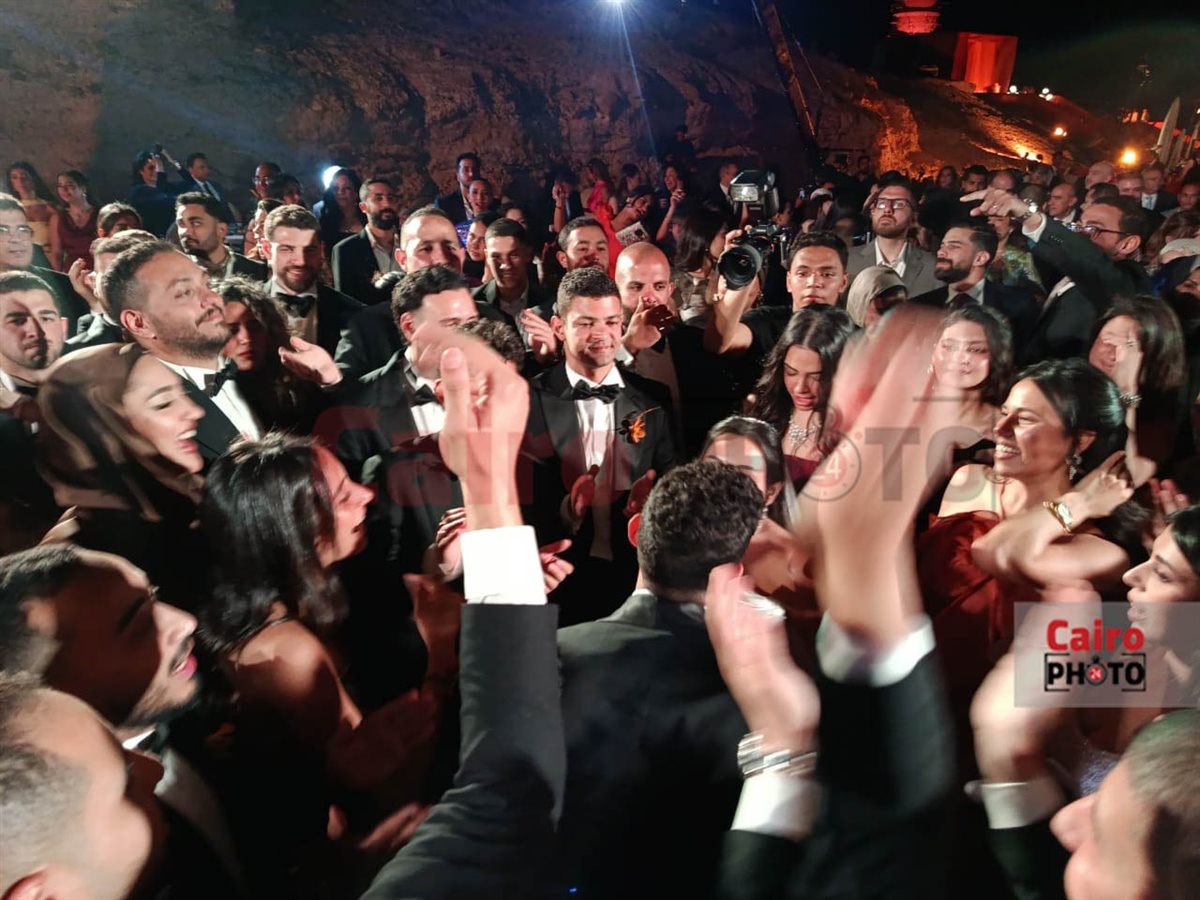 حضور أحمد أبو هشمية ورقص أحمد داش.. لقطات من حفل زفاف كريم داش وهايدي الخولي